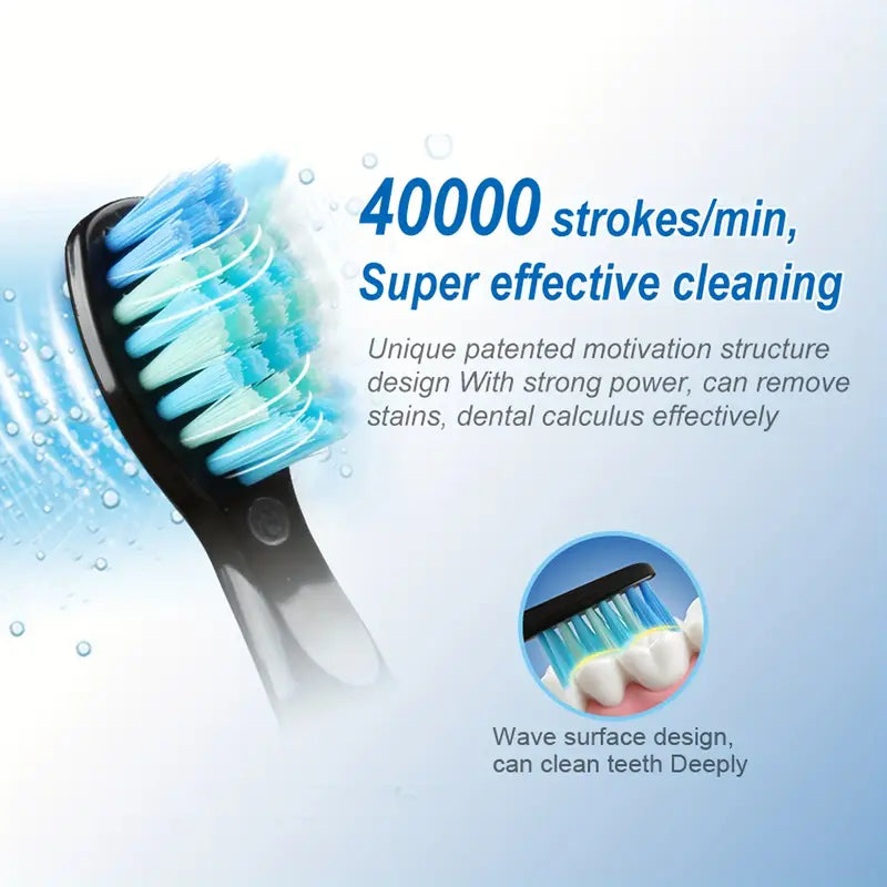 SEAGO SonicClean™ Electric Toothbrush Set