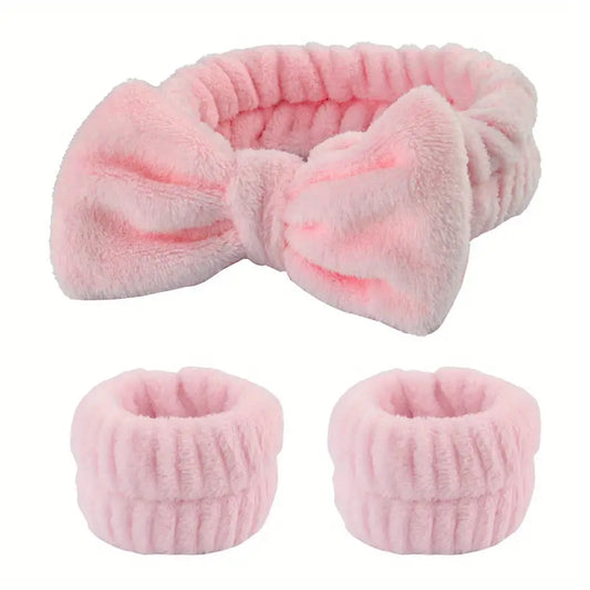 Butterfly Bliss Plush Headband & Wristband Set