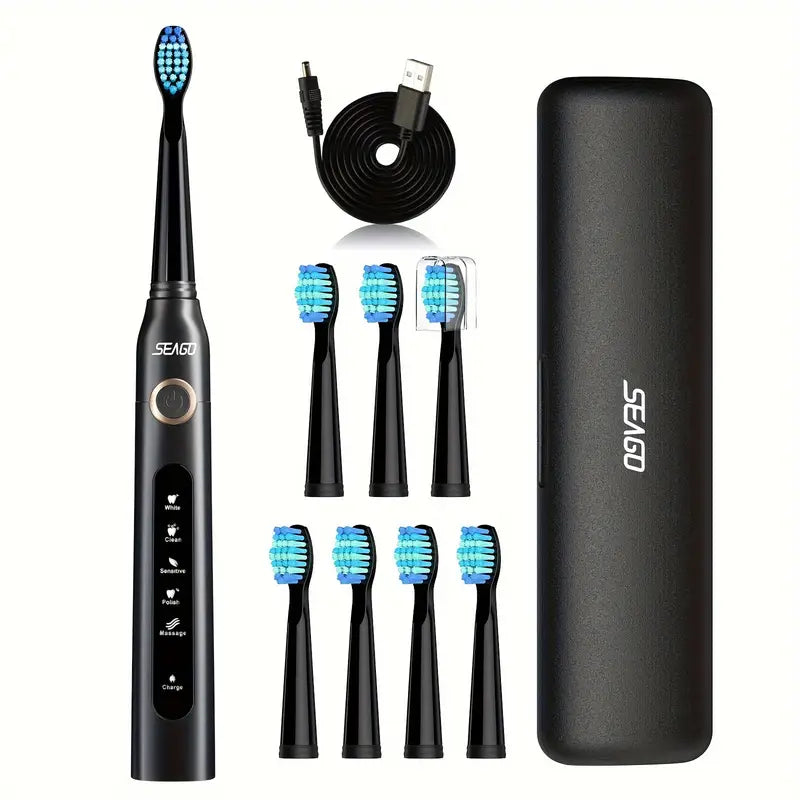 SEAGO SonicClean™ Electric Toothbrush Set